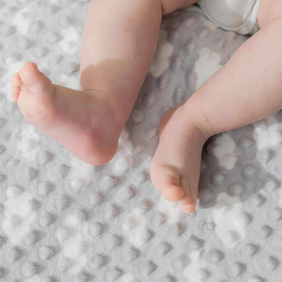 Gray Cozy Cloud Baby Blanket