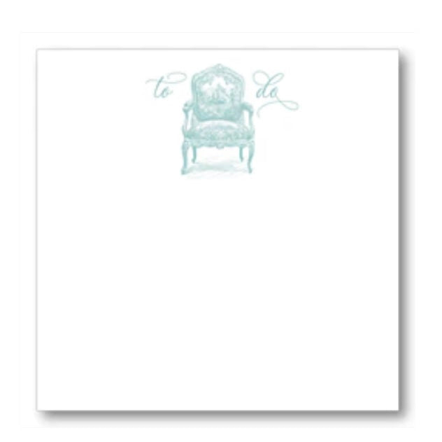 Louis XV Chaise Notepad