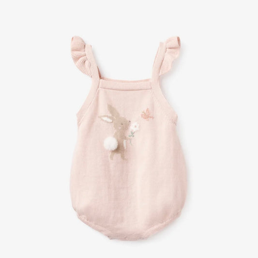 Blush Pink Bunny Romper