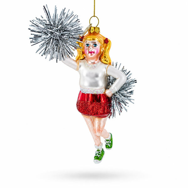 Cheerleader Ornament Glass Assorted