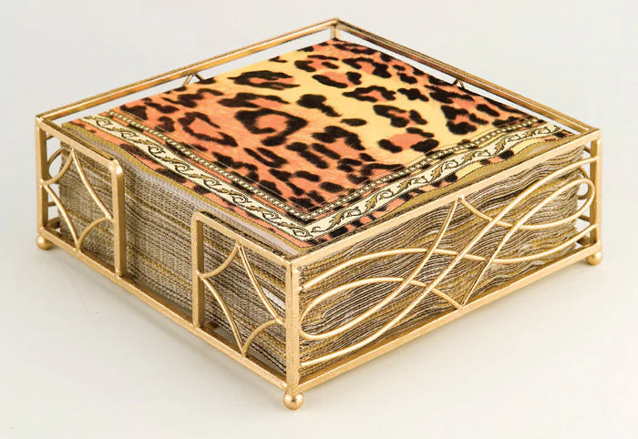 Wave Lunch Napkin Holder, Gold