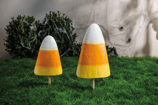 Metal Candy Corn Yard Stakes