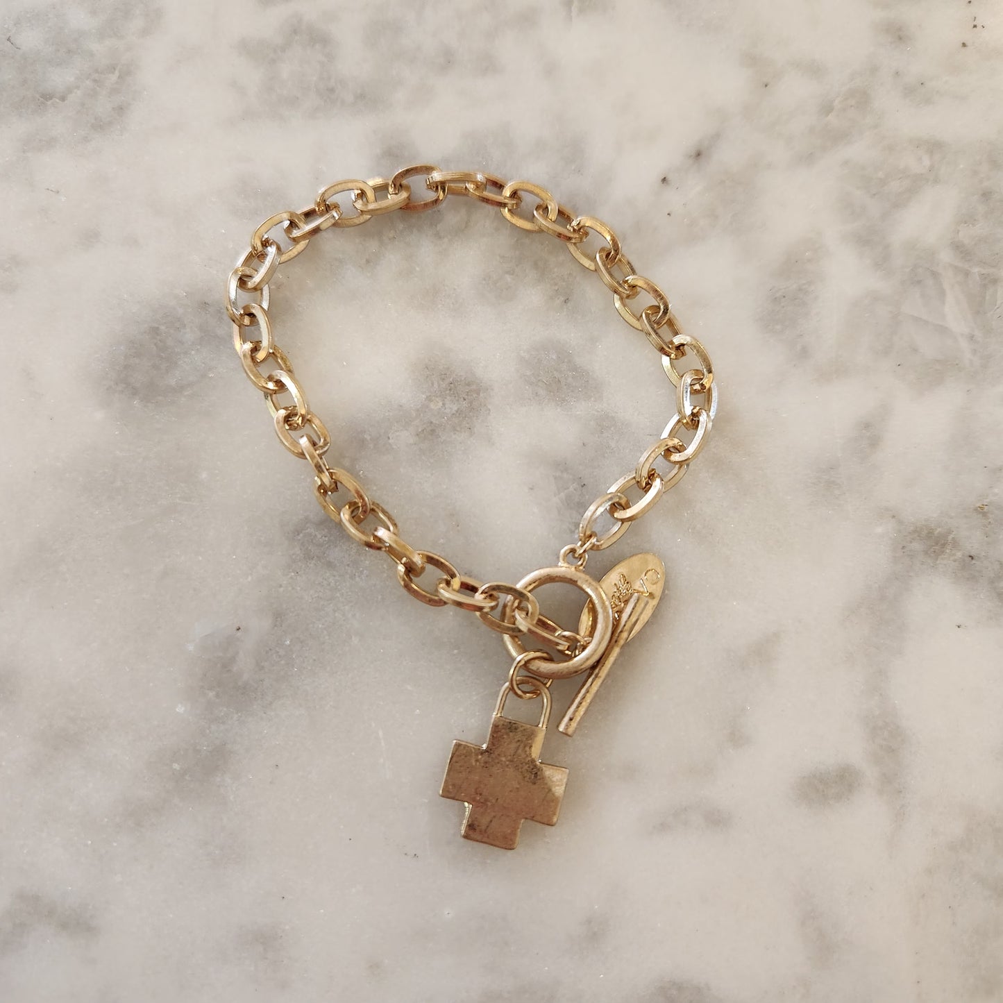 Nina Cross Toggle Bracelet