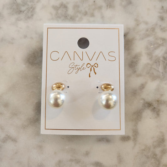 Ashton Pearl Stud Earrings