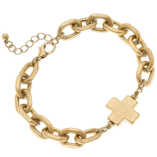 Edith Cross Chain Bracelet