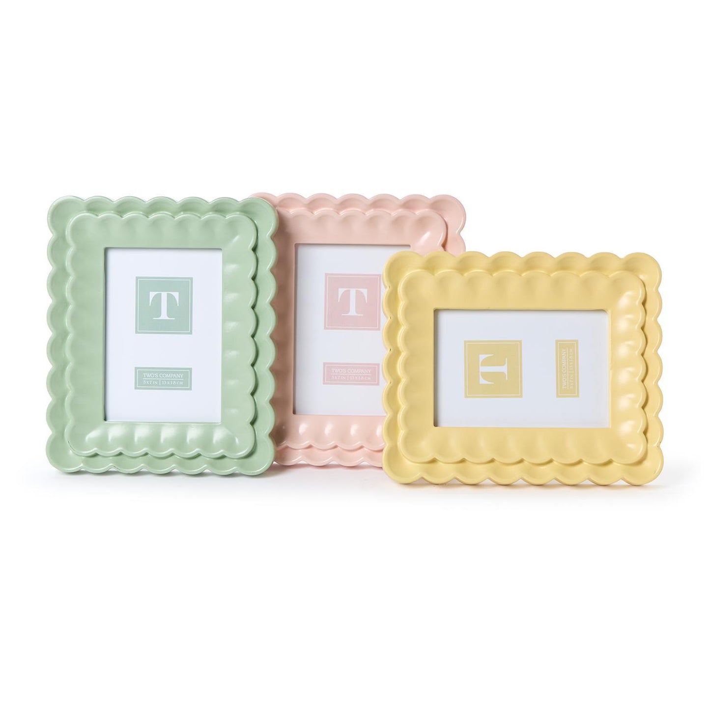 Pink Scalloped Frame