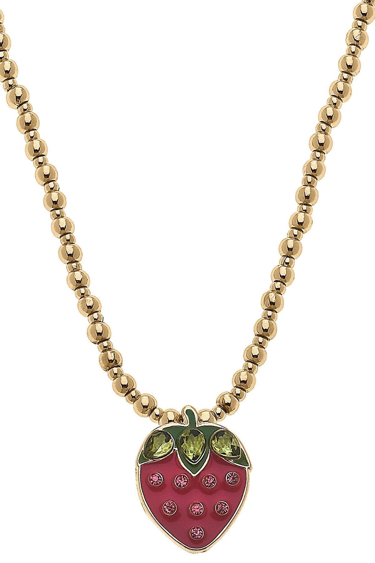 Strawberry Children’s Necklace