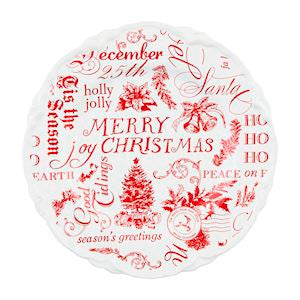 Christmas Dessert Plates