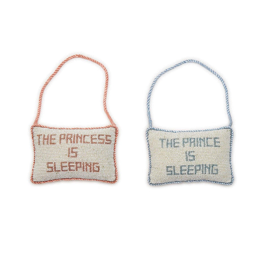 Hand-Beaded Pillow Door Hanger