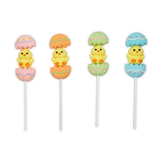 Peeping Chicks Marshmallow Lollipops