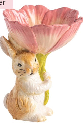 Bunny Flower Candy Pedestal
