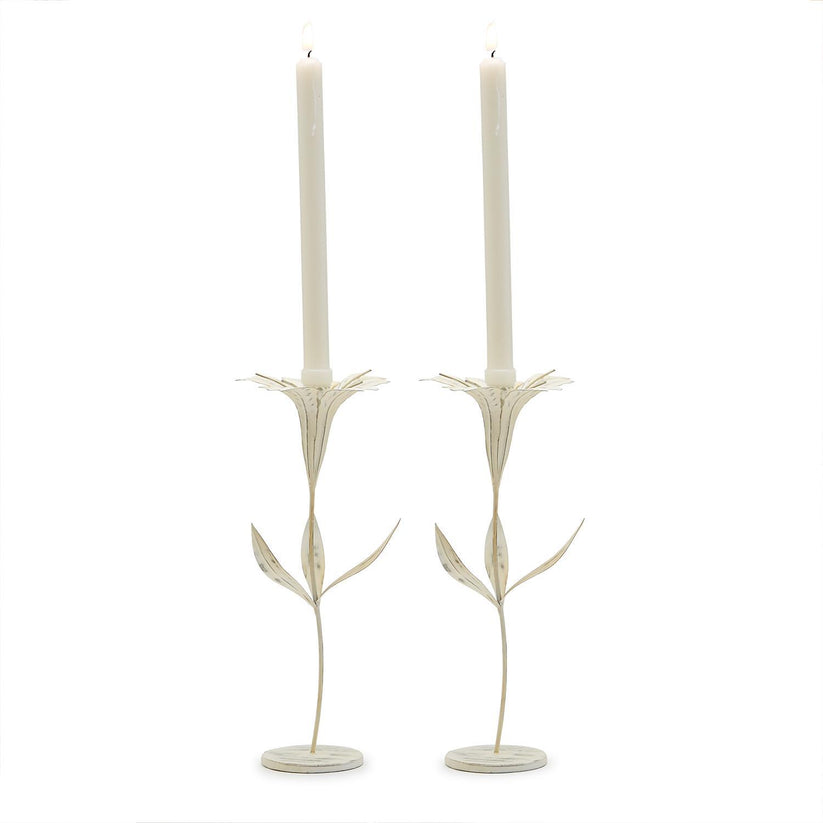 Blooming Flower Candle Holder