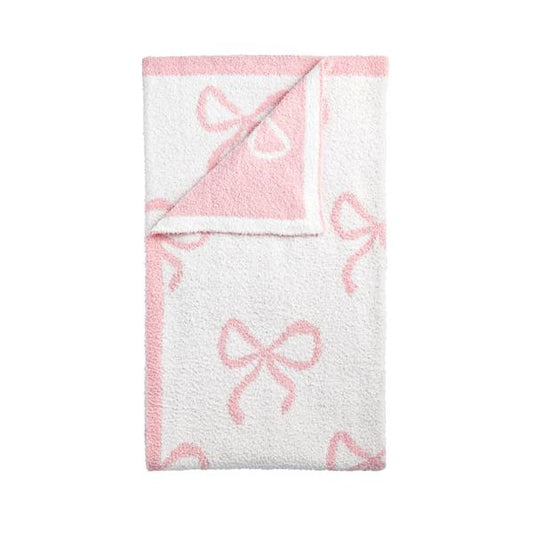 Bow Chenille Blanket