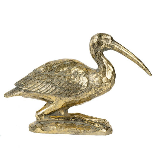 Kneeling Crane Sculpture