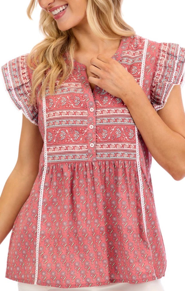 Marina Flutter Top
