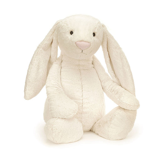 Giant Cream Bashful Bunny