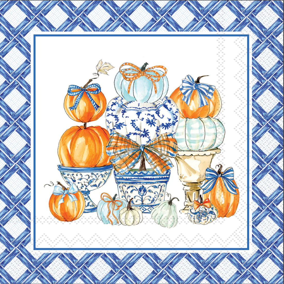 Chinoiserie Pumpkin Topiary