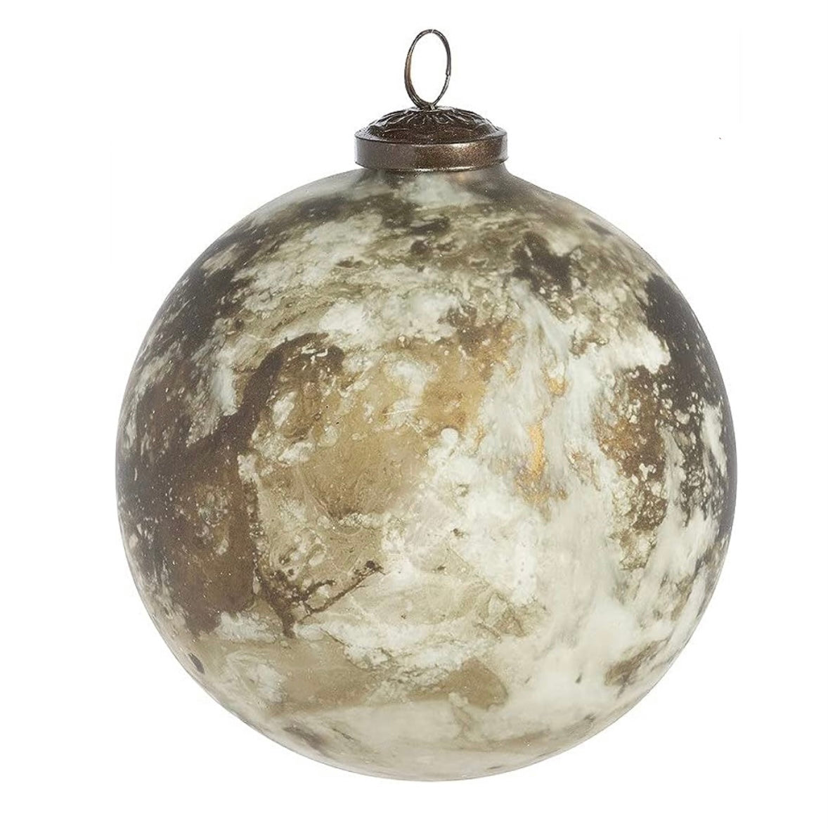 Swirl Mercury Globe Ornament