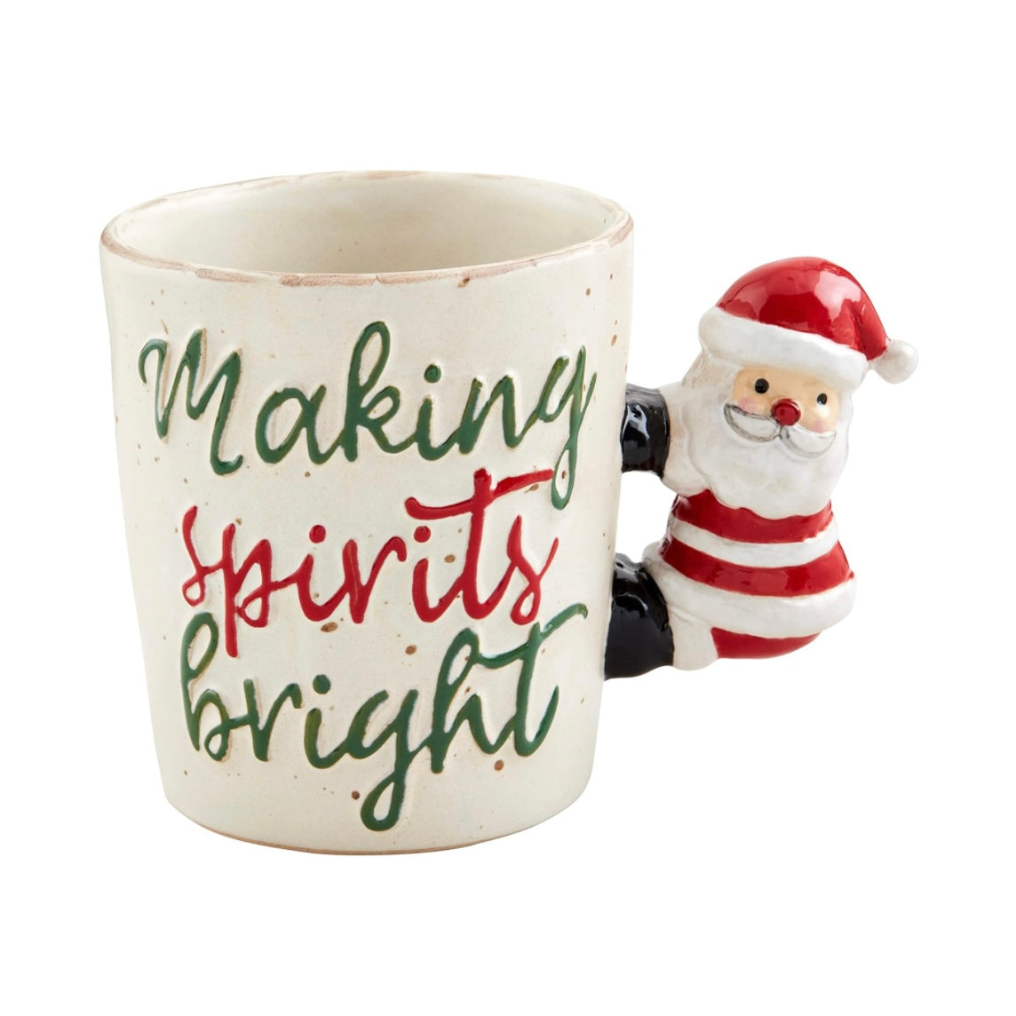 Santa Making Spirits Bright Mug