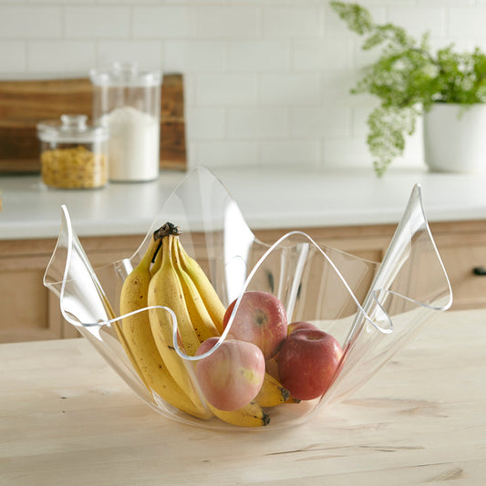 Acrylic Ruffle Bowl set