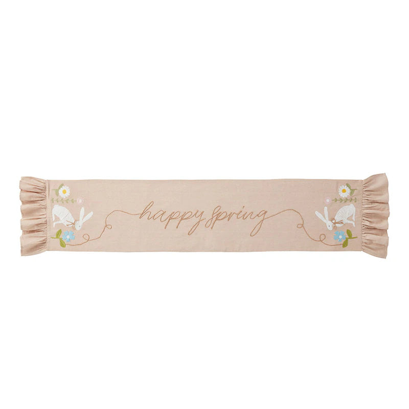 Bunny Ruffle Table Runner