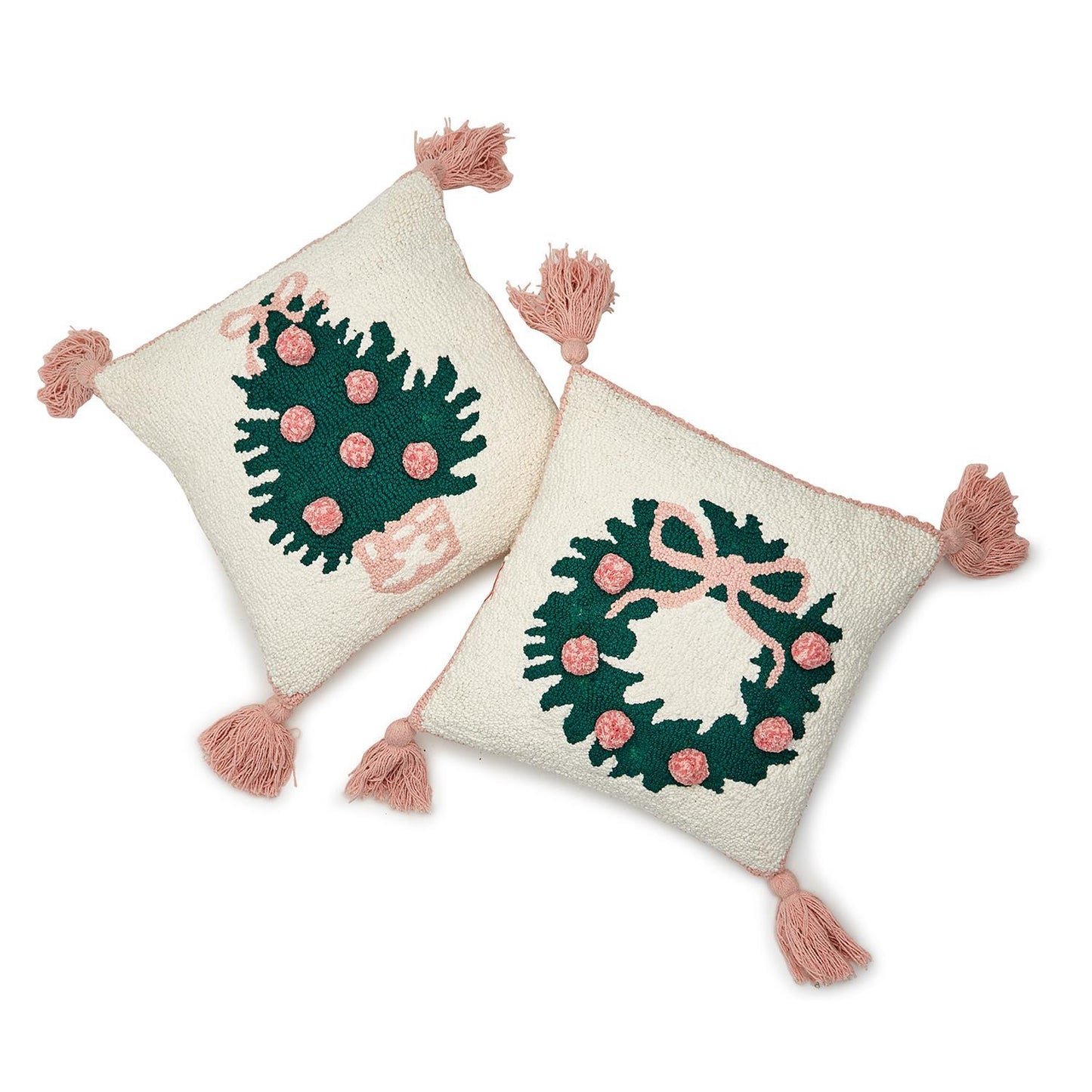 Pink Chinoiserie Christmas Pillow