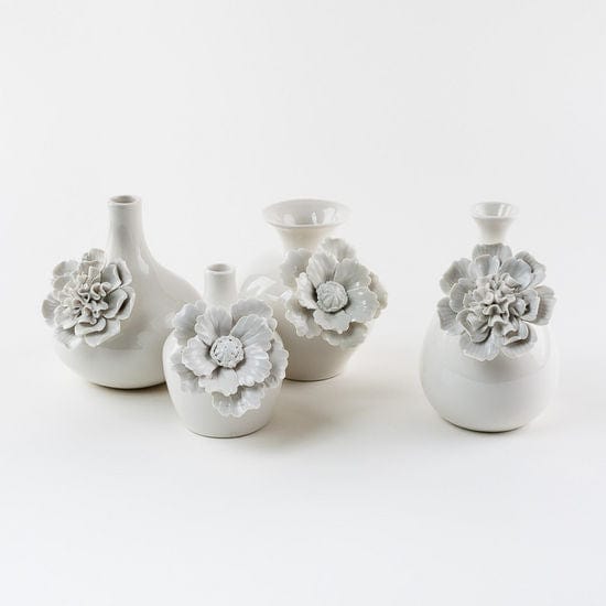 White Flower Vase