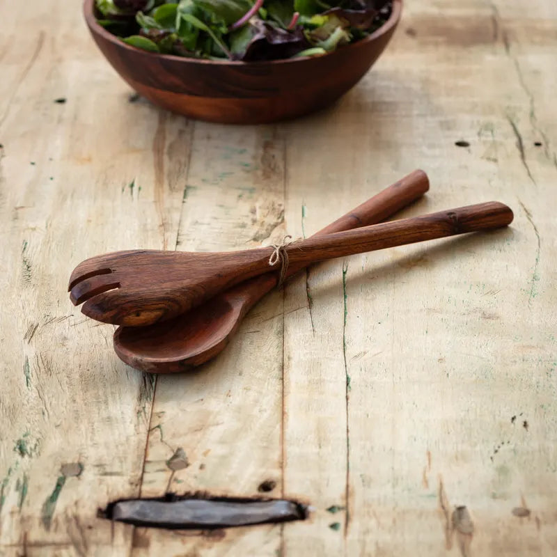 Wooden Server Spoons Set