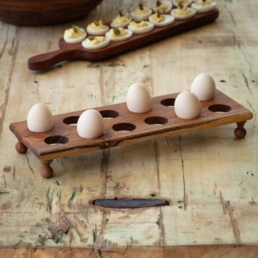 Wooden Egg Stand