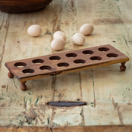 Wooden Egg Stand