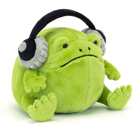 Ricky Rain Frog with Headphones