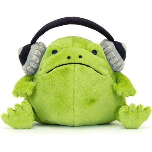 Ricky Rain Frog with Headphones