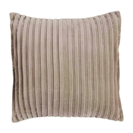 Taupe Velvet Pillow