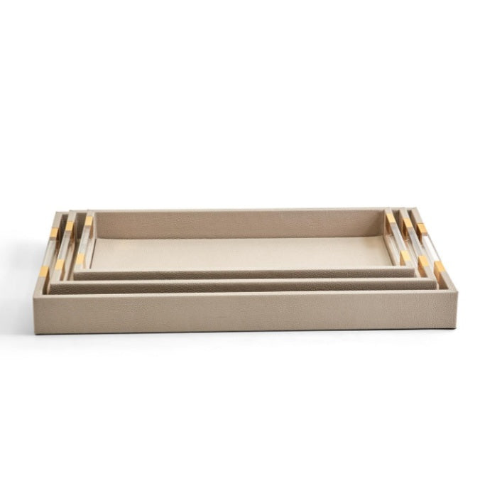 Taupe Rectangle Tray