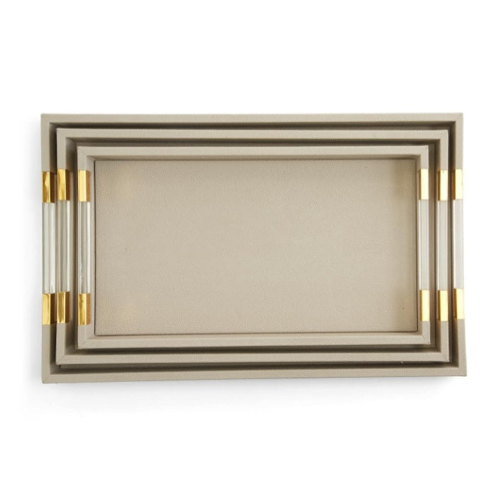 Taupe Rectangle Tray