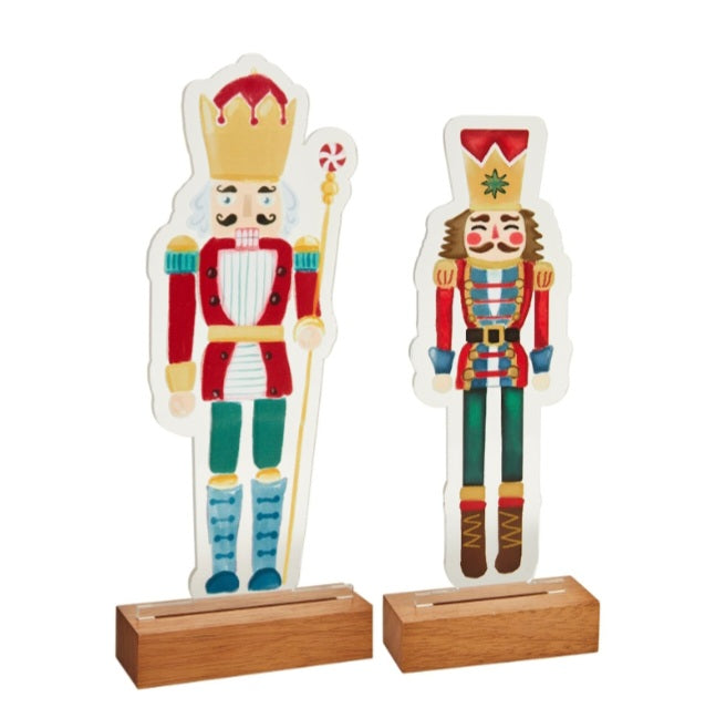 Light-Up Acrylic Nutcrackers