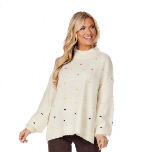 Novie Pom Pom Sweater