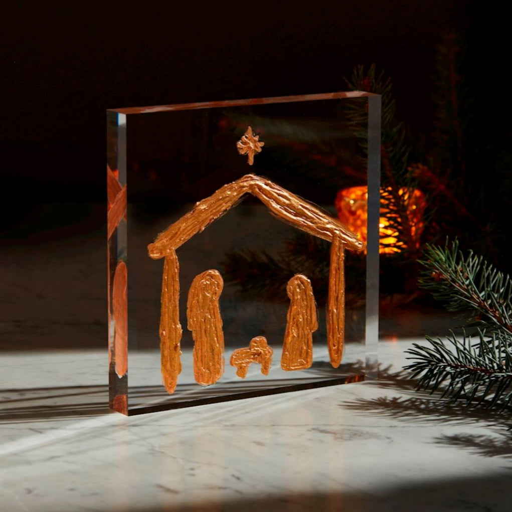 Acrylic Nativity Plaque