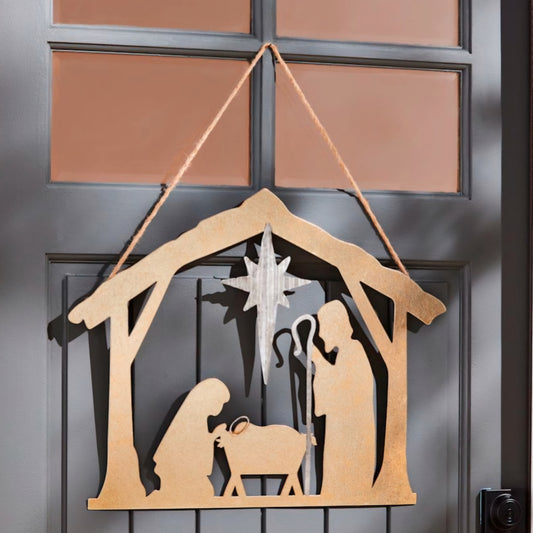 Nativity Door Hanger