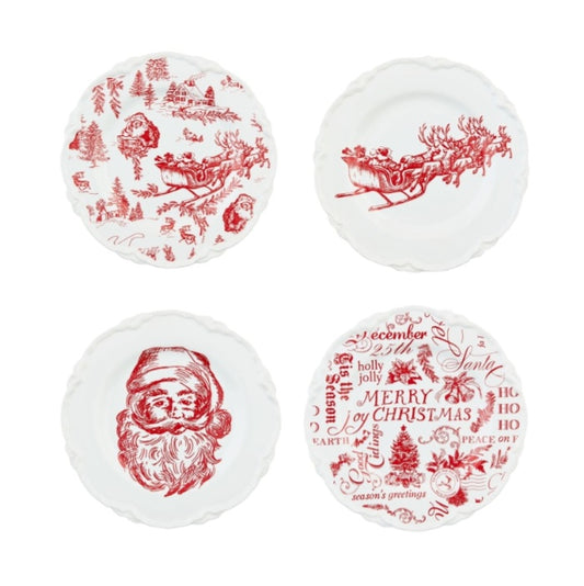 Christmas Dessert Plates