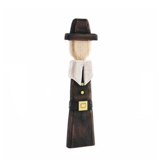 Wooden Pilgrim Sitter