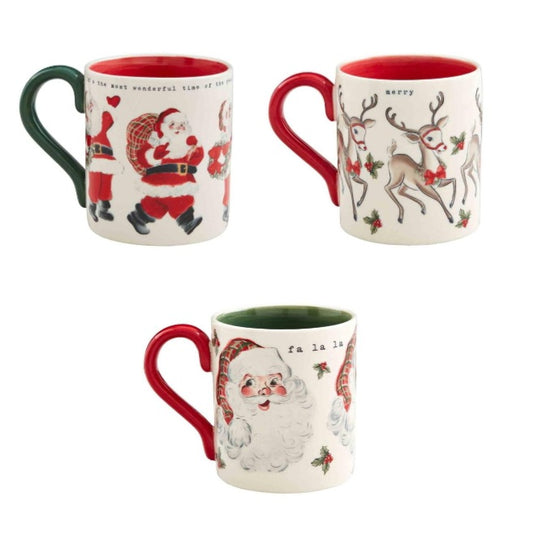 Vintage Christmas Mugs