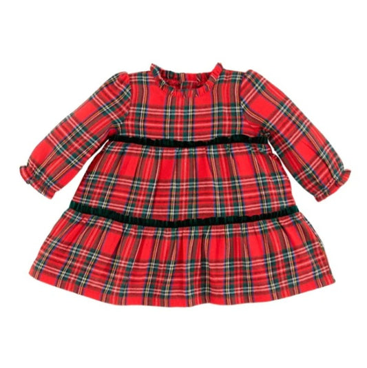 Tartan Tiered Dress