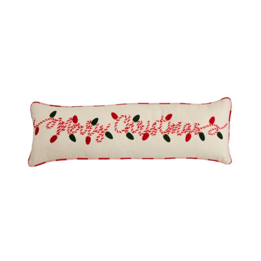 Long Light Up Christmas Pillow