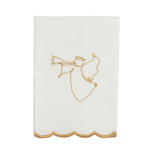 Gold Scallop Towels