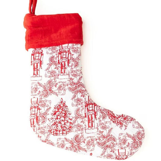 Classic Nutcracker Quilted Stocking