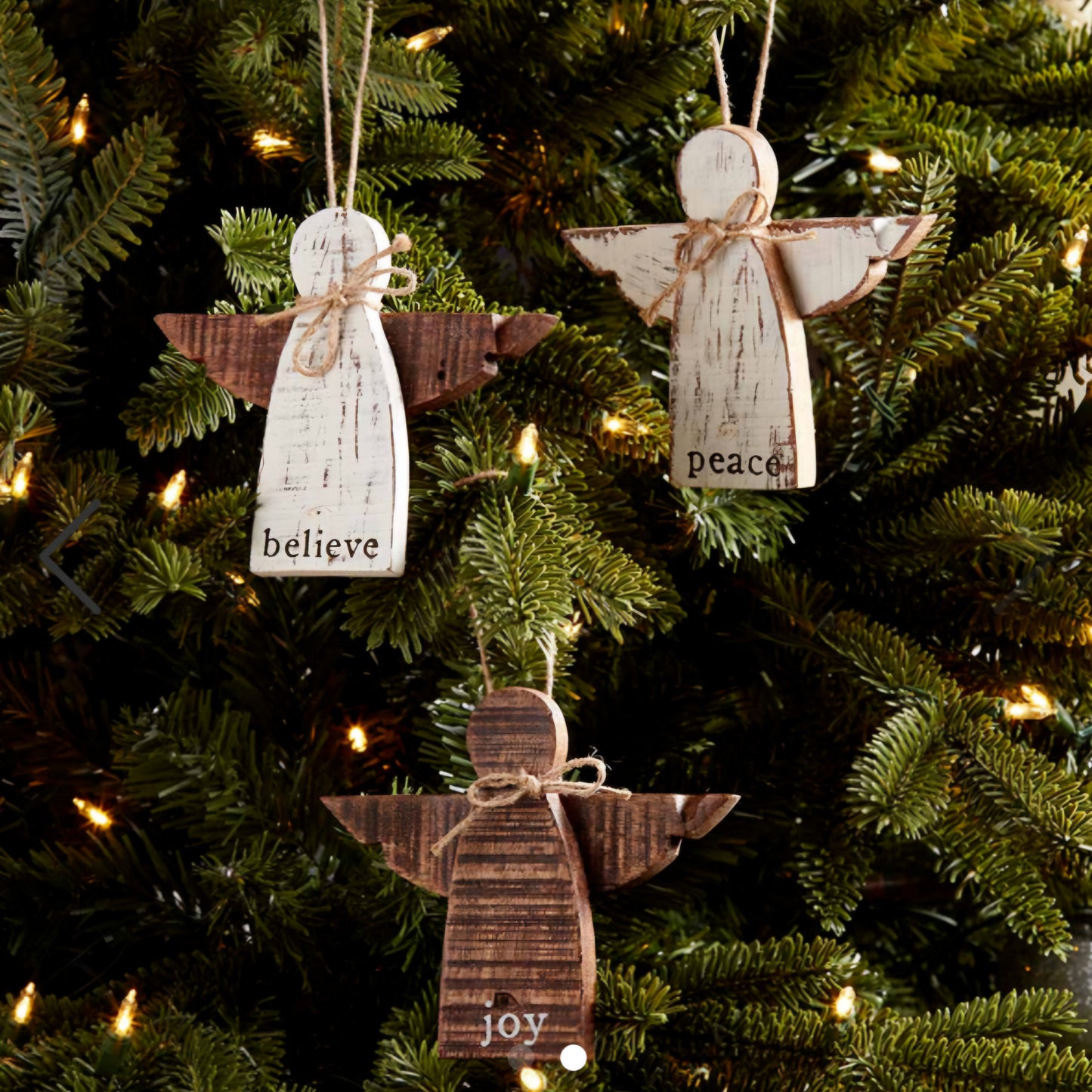 Wood Angel Ornament