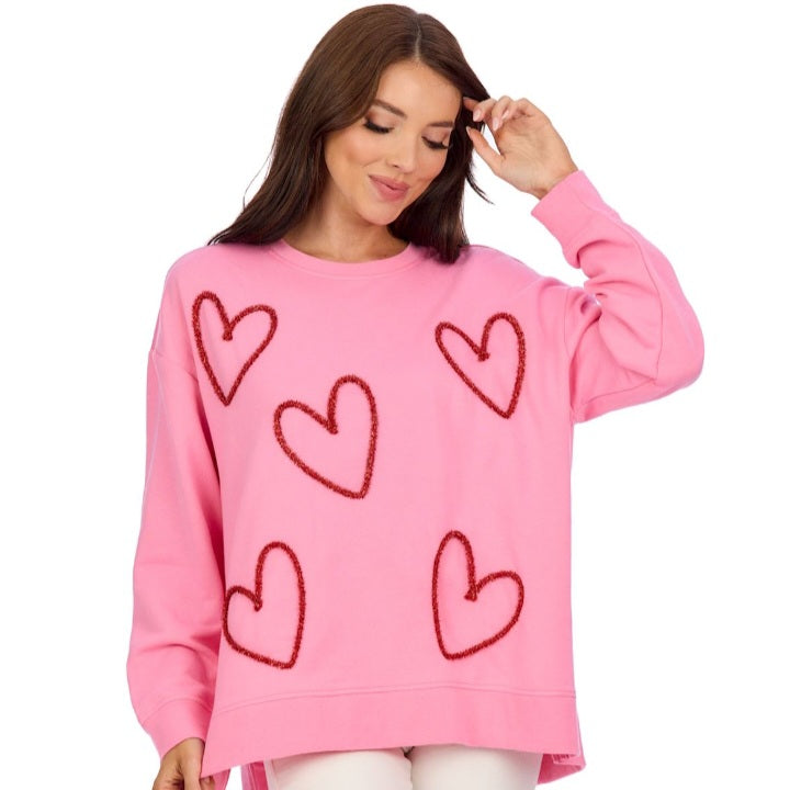 Valentine Sparkle Sweatshirts