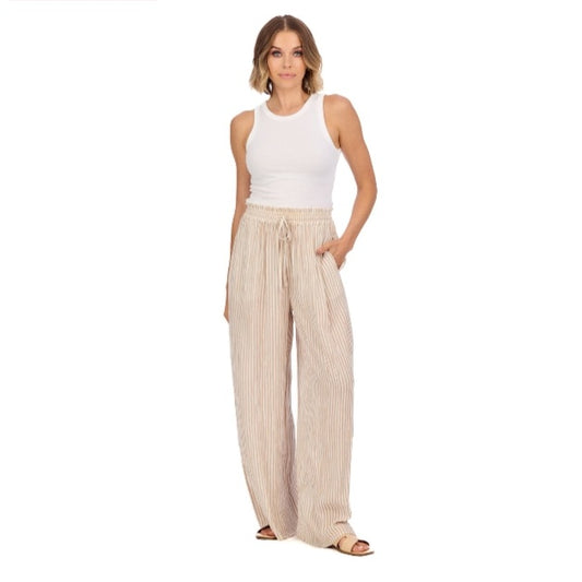 Tan Tracey Beach Pants