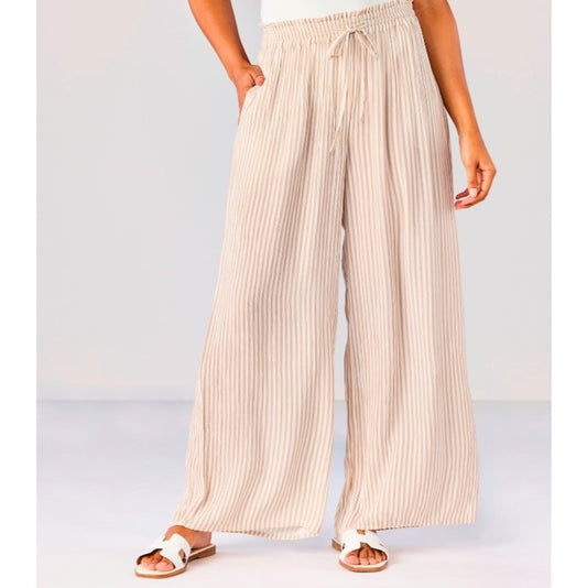 Tan Tracey Beach Pants